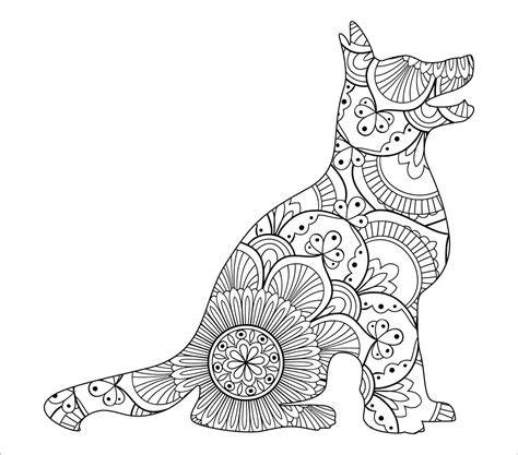 kresba-psa-figura-postoj