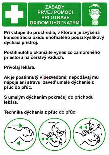 Obrázok zobrazujúci semafor prvej pomoci pri otrave psa (červená-orange-zelená zóna)