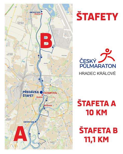 Mapa štafety s liekom do Nome