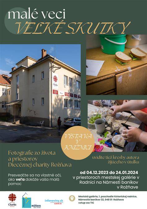 Infografika: Stručný prehľad Diecéznej charity Rožňava, siete centier a hlavné služby