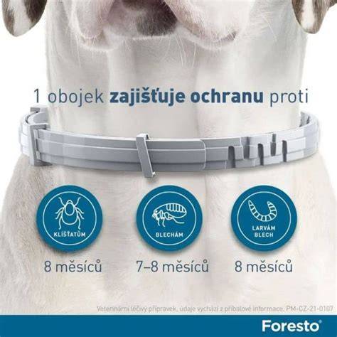 Obojok Foresto - dlhodobá ochrana proti kliešťom, blchám a všenkám
