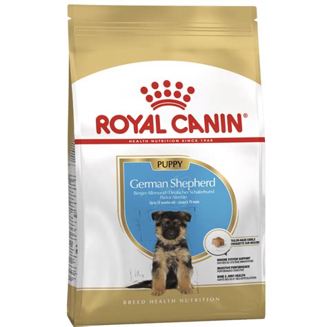 Graf zložení krmiva Royal Canin German Shepherd Puppy
