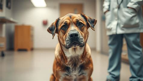 Pes v ordinácii veterinára