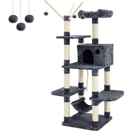 Mačacie škrabadlo s pelechom