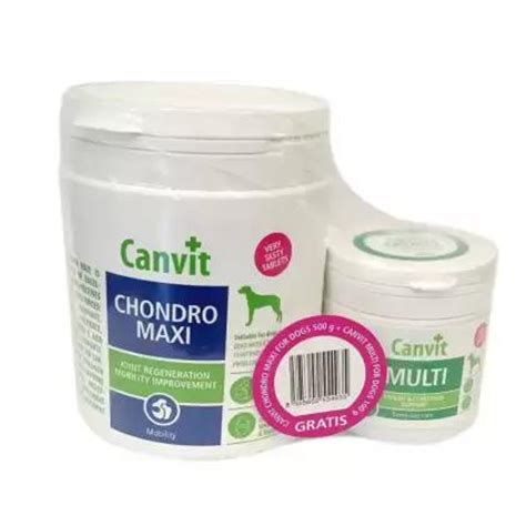 Balenie produktu Canvit Chondro Maxi a Canvit Multi