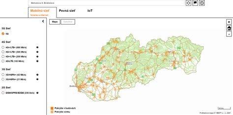 Mapa chovateľských staníc československého vlčiaka na Slovensku
