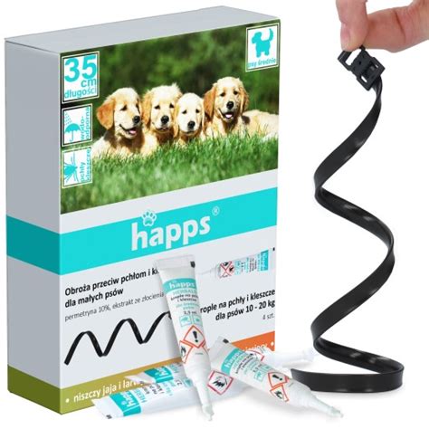 Ilustrácia psa s nasadeným obojkom proti kliešťom