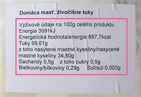 Infografika porovnávajúca nutričné hodnoty bravčovej masti s inými tukmi