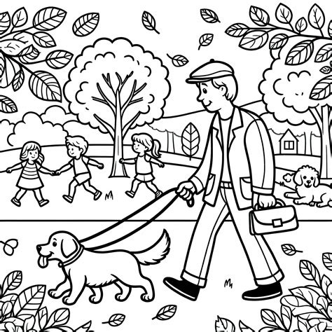 Muž so psom v parku