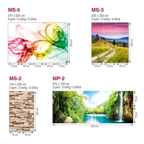 Rôzne rozmery fototapiet