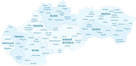 Mapa možných miest na piknik na Slovensku