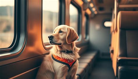 Pes vo vlaku s majiteľom