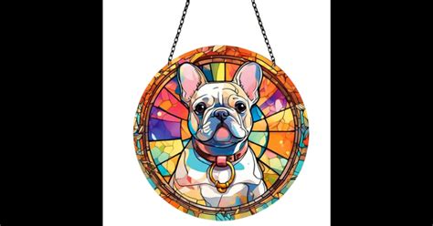 Ilustrácia francúzskeho buldoga v obrysoch
