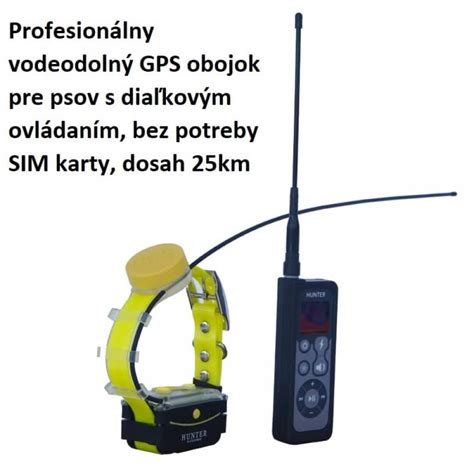 Obojok s GPS lokátorom