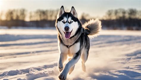 Sibírsky husky ťahajúci sánky