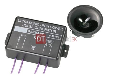 Schéma fungovania ultrazvukového odpudzovača zvierat