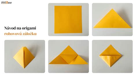 Ilustrácia základných potrieb na výrobu origami