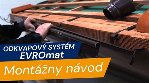 Montáž hliníkového odkvapového žľabu