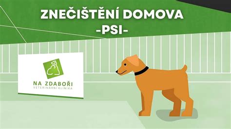 Pes močí do zbernej nádobky