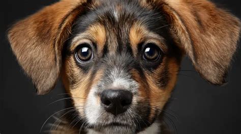 Pes s čistými očami a ušami