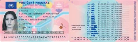 Ukážka nového vzoru vodičského preukazu