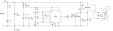 Schéma oblasti pre inštaláciu elektronického ohradníka