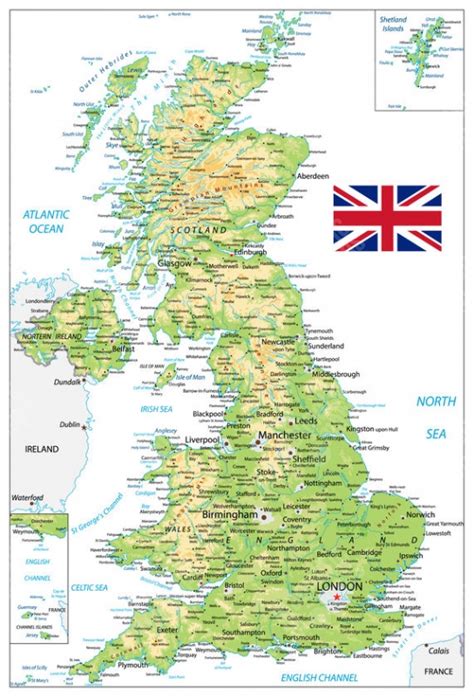 Mapa Anglicka s vyznačeným grófstvom Yorkshire