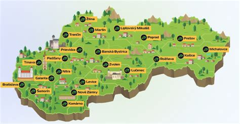 Mapa geopatogénnych zón na Slovensku