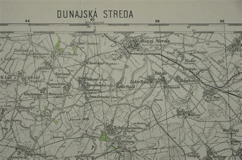 Mapa okresu Dunajská Streda s vyznačenými oblasťami