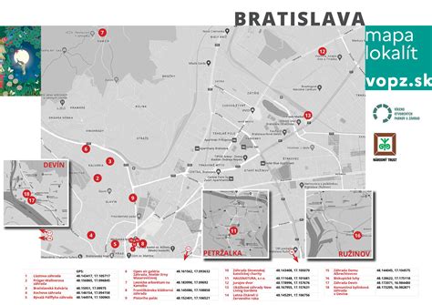 Mapa psích parkov v Bratislave