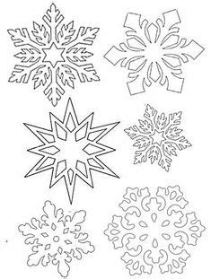 papierové snehové vločky