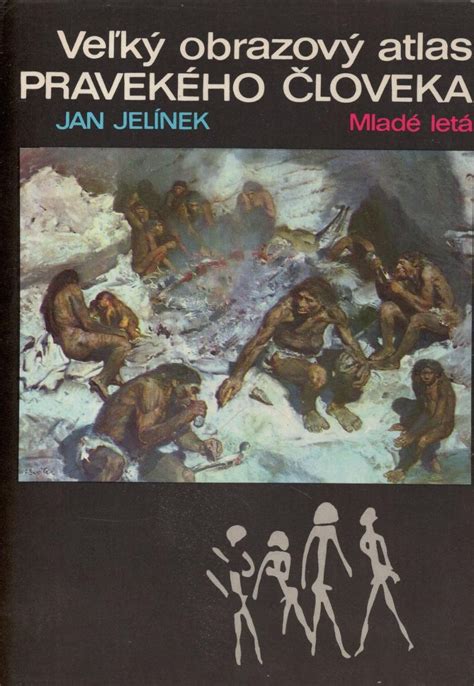 Ilustrácia pravekého človeka a vlka