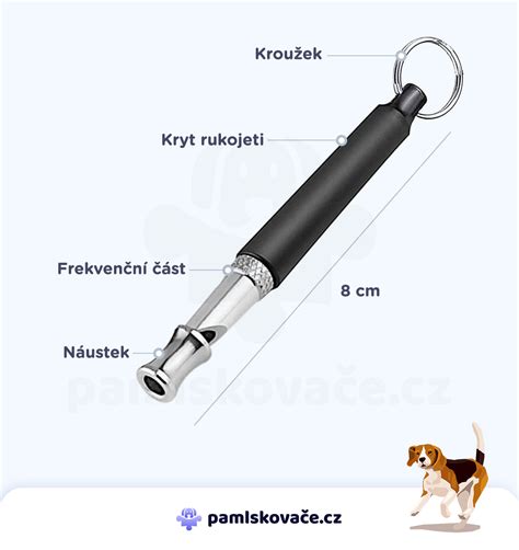Vysokofrekvenčná píšťalka pre psov