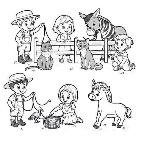 Deti sa hrajú s veľkým plyšovým psom