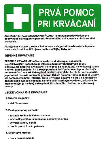 prvá pomoc pri krvácaní u psa