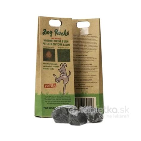 Ilustrácia pôsobenia Dog Rocks na moč psa a trávnik