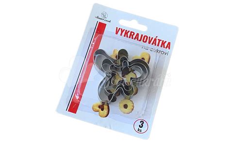 Ilustrácia sád vykrajovačiek na pečivo