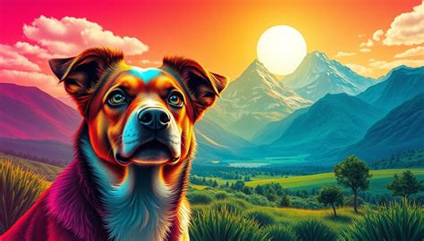 Ilustrácia troch psov rôznych farieb