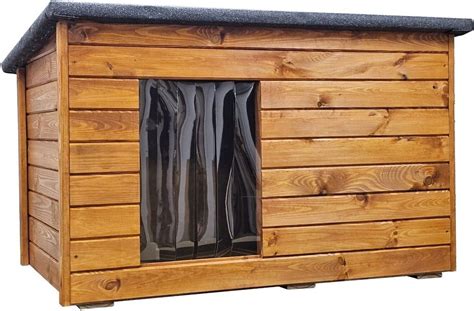 Ukážka zateplenej psie boudy pre veľké plemeno