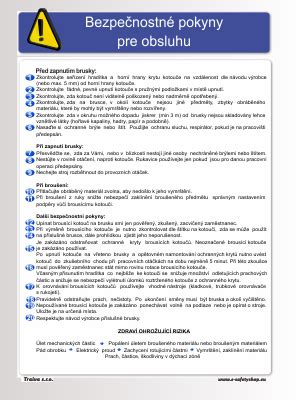 Bezpečnostné pokyny pre používanie elektronického obojku