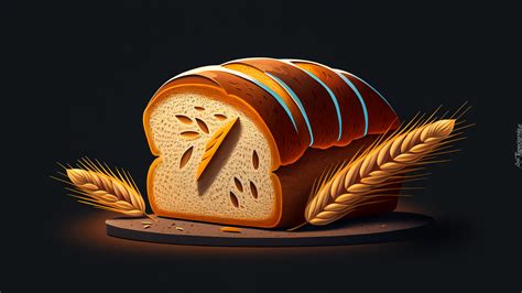 Ilustrácia psa jediaceho chlieb