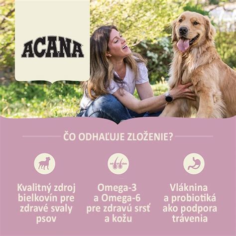 Zloženie krmiva Acana