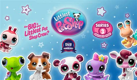 Ilustrácia rôznych typov Littlest Pet Shop figúrok a doplnkov