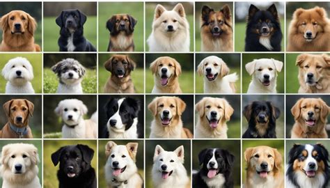 Rôzne typy zvratkov psa