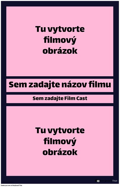 Filmový plagát s názvom 