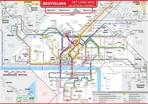 Mapa Bratislavy ukazujúca Downtown a nové verejné priestory
