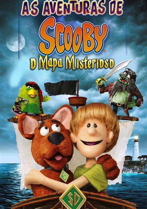 ilustračná mapa zrodu Scooby-Doo