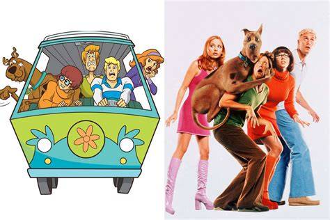 vizuálna časová os Scooby-Doo