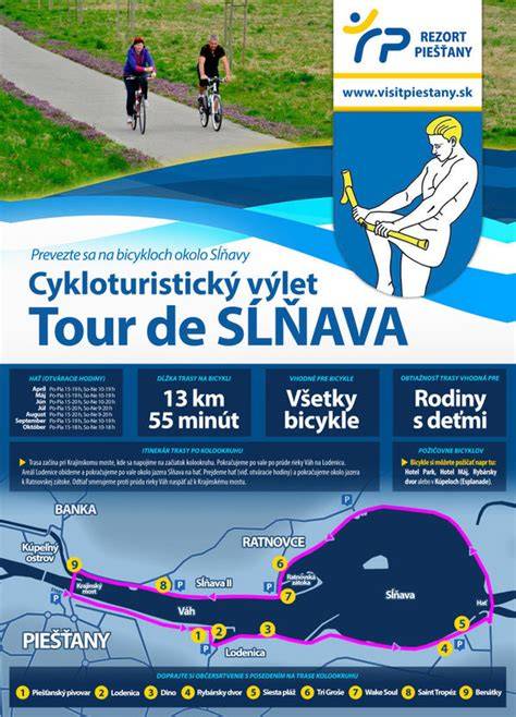 Mapa oblastí s označením trás pre pešiu turistiku a parky