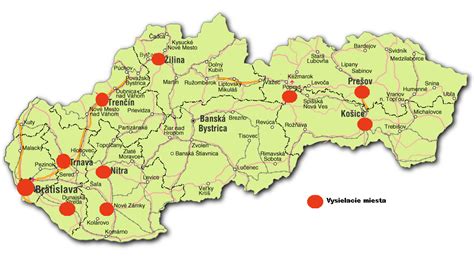 Mapa modulárneho mesta s vyznačenými dopravnými prvkami